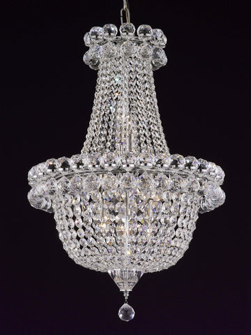 Crystal Chandelier ideal for any Entry - Torino Lighting Design
